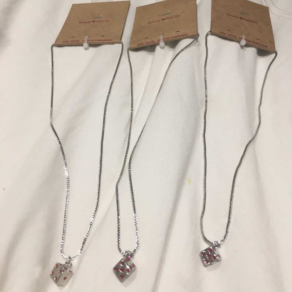 brand new brandy melville dice necklace NWT🌟🎲